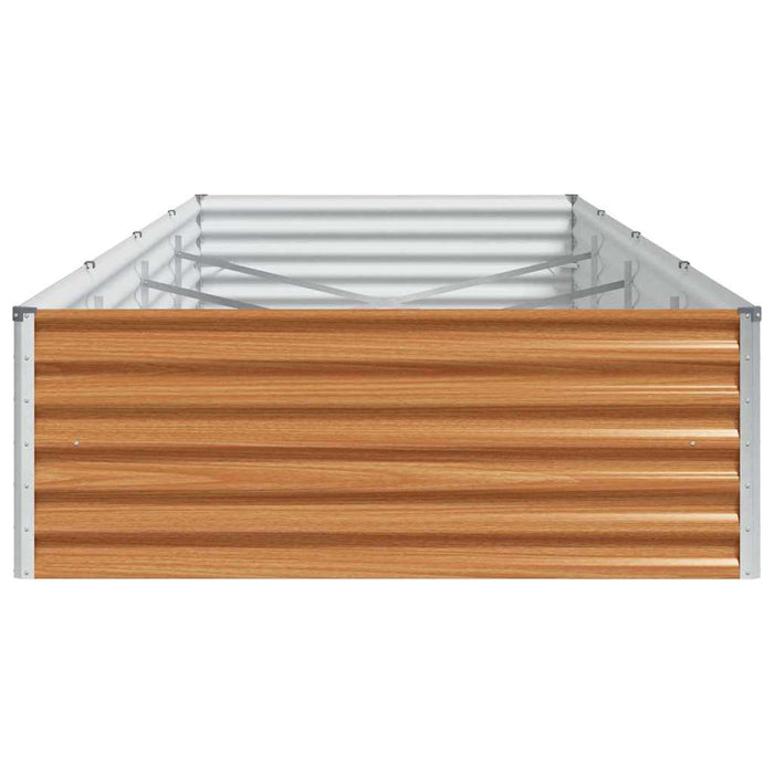 Strat înălțat de grădină 390 x 100 x 36 cm Oțel Galvanizat WALTI