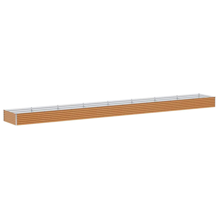 Strat înălțat de grădină 775 x 100 x 36 cm Oțel Galvanizat - WALTI WALTI