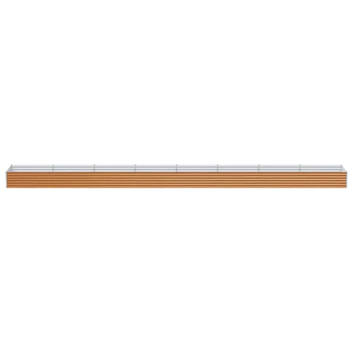 Strat înălțat de grădină 775 x 100 x 36 cm Oțel Galvanizat - WALTI WALTI