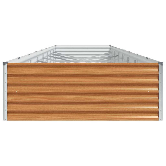 Strat înălțat de grădină 775 x 100 x 36 cm Oțel Galvanizat - WALTI WALTI