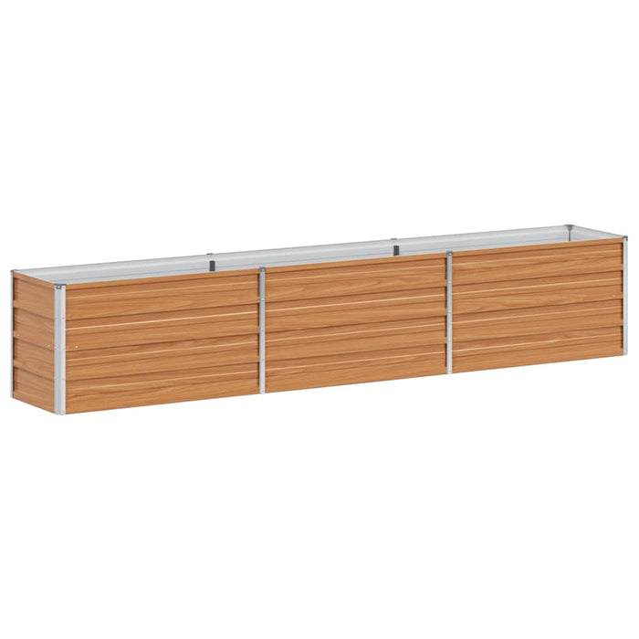 Strat înălțat de grădină Maro deschis 240 x 40 x 45 cm - WALTI WALTI