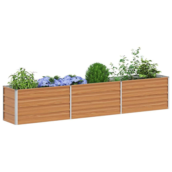 Strat înălțat de grădină Maro deschis 240 x 40 x 45 cm - WALTI WALTI