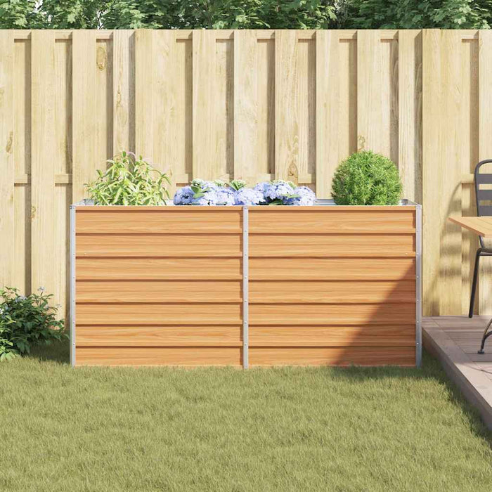 Strat înălțat de grădină Maro deschis 160 x 40 x 77 cm - WALTI WALTI