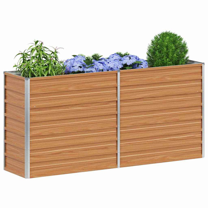 Strat înălțat de grădină Maro deschis 160 x 40 x 77 cm - WALTI WALTI