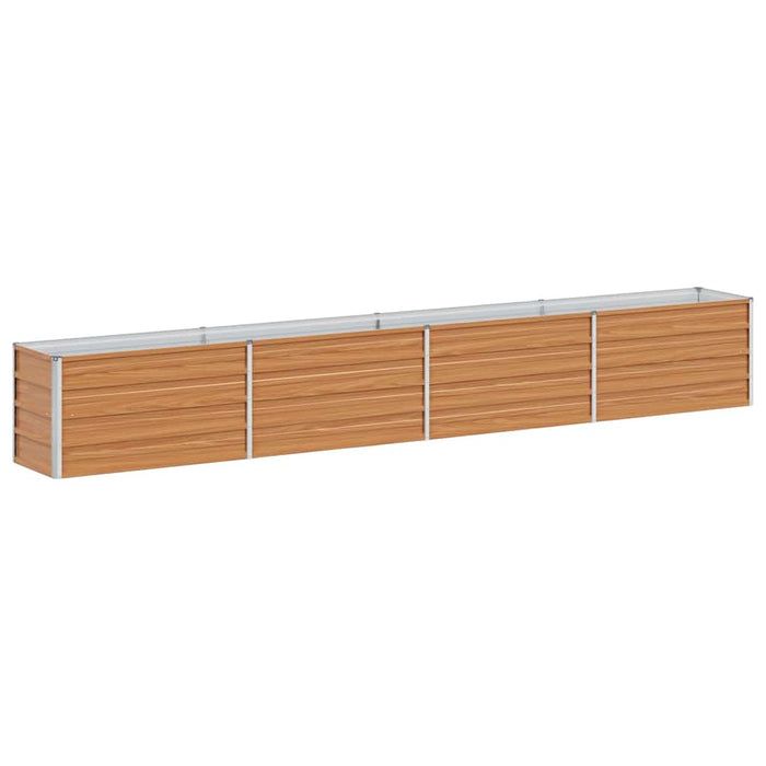 Strat înălțat de grădină Maro deschis 320 x 40 x 45 cm - WALTI WALTI