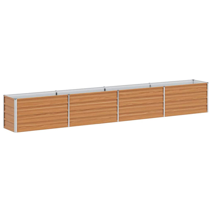 Strat înălțat de grădină Maro deschis 320 x 40 x 45 cm - WALTI WALTI