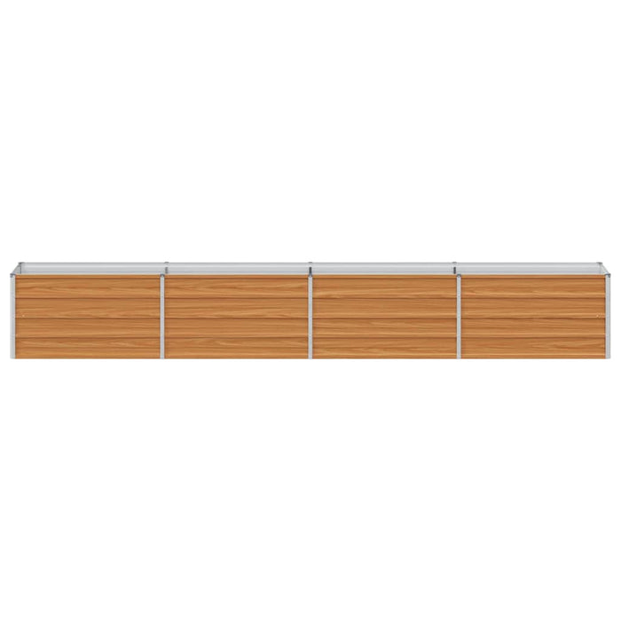 Strat înălțat de grădină Maro deschis 320 x 40 x 45 cm - WALTI WALTI