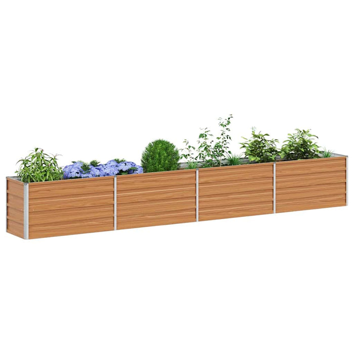 Strat înălțat de grădină Maro deschis 320 x 40 x 45 cm - WALTI WALTI