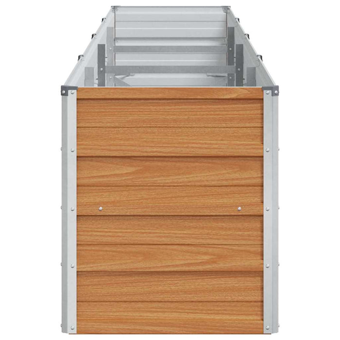 Strat înălțat de grădină Maro deschis 320 x 40 x 45 cm - WALTI WALTI