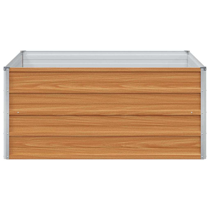 Strat înălțat de grădină Maro deschis 100 x 100 x 45 cm - WALTI WALTI