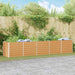 Strat înălțat de grădină Maro deschis 400 x 80 x 77 cm - WALTI WALTI