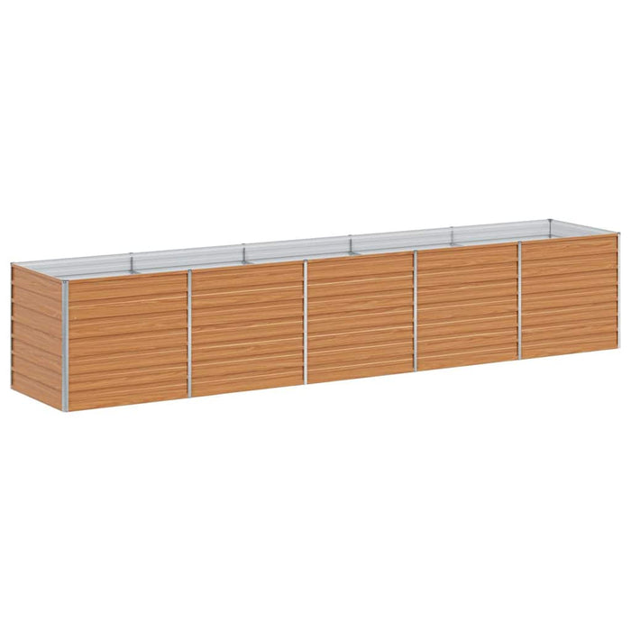 Strat înălțat de grădină Maro deschis 400 x 80 x 77 cm - WALTI WALTI