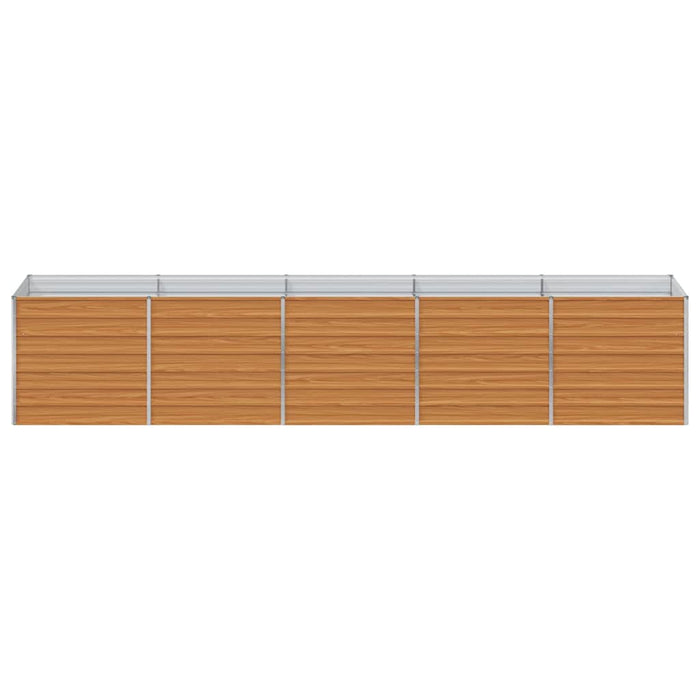 Strat înălțat de grădină Maro deschis 400 x 80 x 77 cm - WALTI WALTI