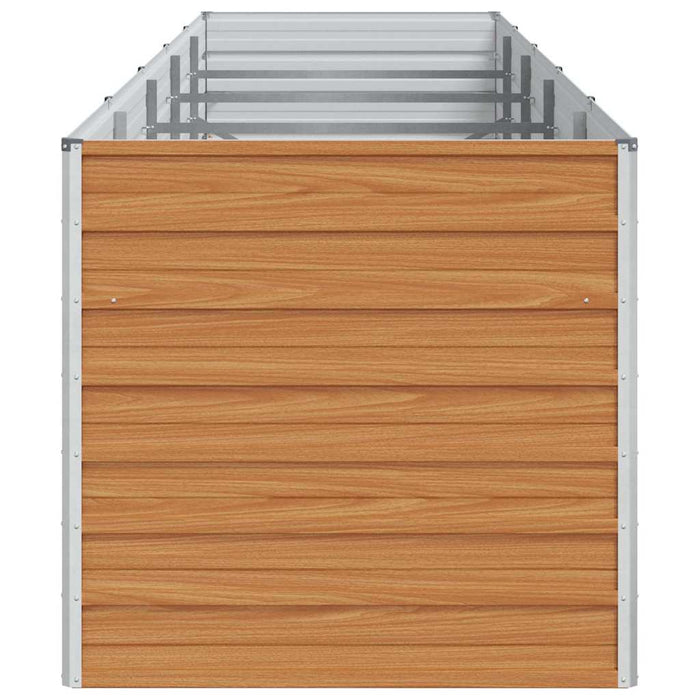 Strat înălțat de grădină Maro deschis 400 x 80 x 77 cm - WALTI WALTI
