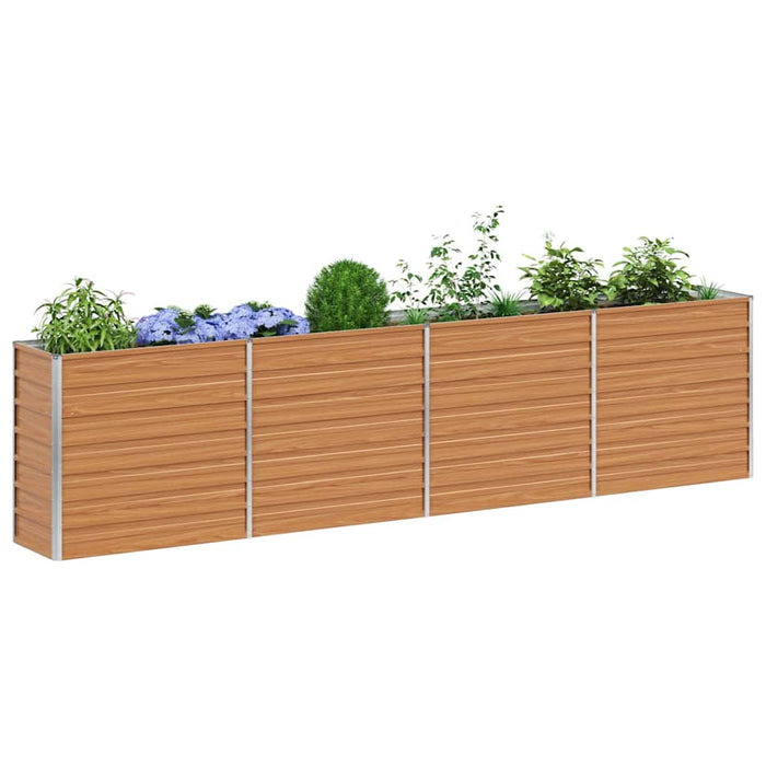Strat înălțat de grădină Maro deschis 320 x 40 x 77 cm - WALTI WALTI