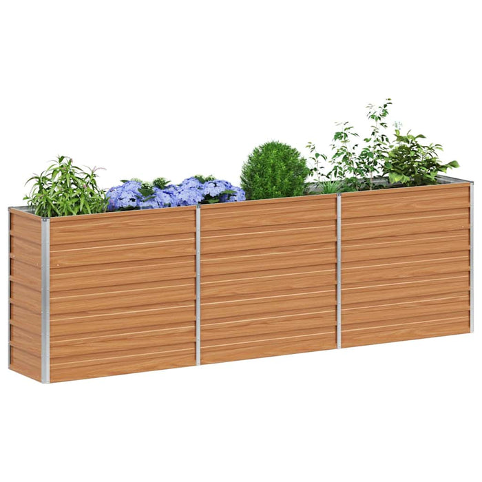 Strat înălțat de grădină Maro deschis 240 x 40 x 77 cm - WALTI WALTI