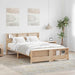 Cadru de pat cu headboard Maro 160 x 200 cm Lemn compozit - WALTI WALTI