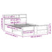 Cadru de pat cu headboard Maro 160 x 200 cm Lemn compozit - WALTI WALTI