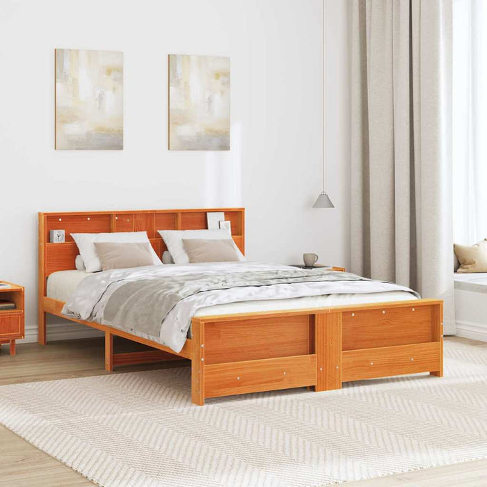 Cadru de pat Maroniu cerat 150 x 200 cm Lemn compozit - WALTI WALTI