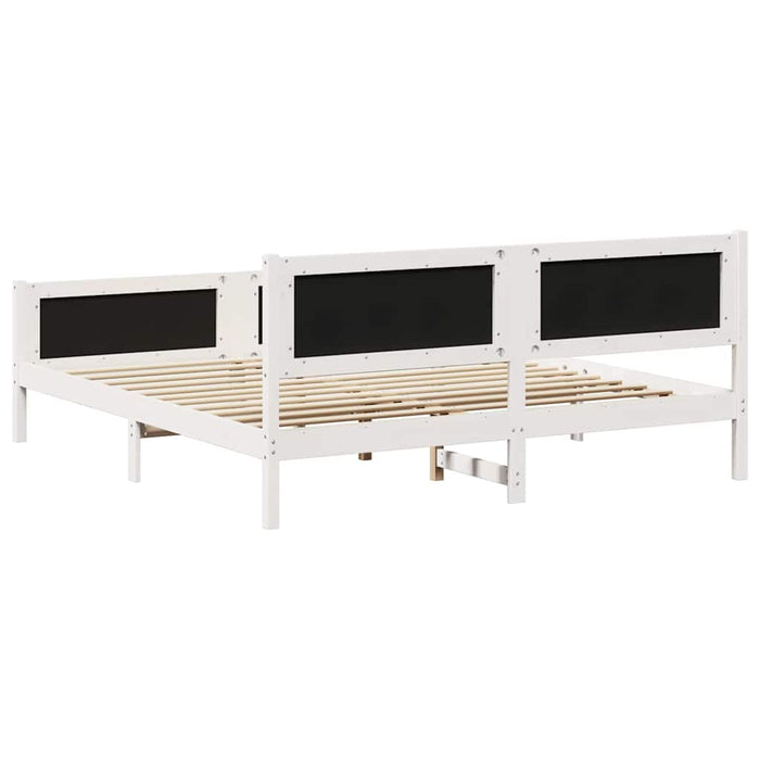 Cadru de pat cu headboard Gri deschis 200 x 200 cm țesătură - WALTI WALTI