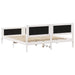 Cadru de pat cu headboard Gri deschis 180 x 200 cm țesătură - WALTI WALTI