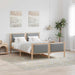 Cadru de pat cu headboard Gri deschis 160 x 200 cm țesătură - WALTI WALTI