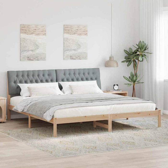 Cadru de pat cu tăblie tapițată cu headboard Maro 200 x 200 cm - WALTI WALTI