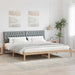 Cadru de pat cu tăblie tapițată cu headboard Maro 200 x 200 cm - WALTI WALTI