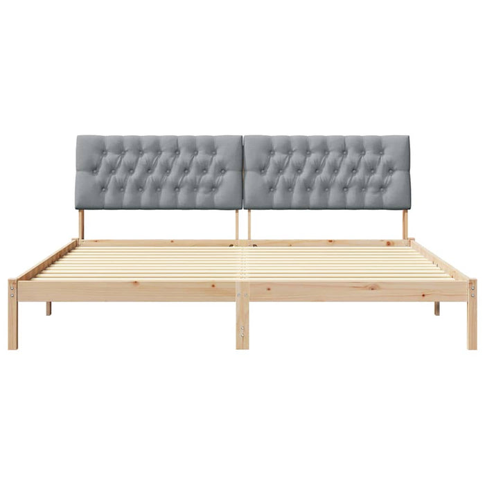 Cadru de pat cu tăblie tapițată cu headboard Maro 200 x 200 cm - WALTI WALTI