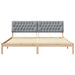 Cadru de pat cu tăblie tapițată cu headboard Maro 200 x 200 cm - WALTI WALTI