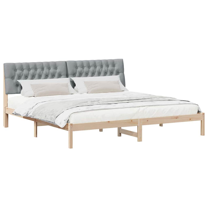 Cadru de pat cu tăblie tapițată cu headboard Maro 200 x 200 cm - WALTI WALTI