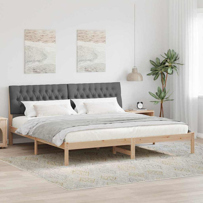 Cadru de pat cu tăblie tapițată cu headboard Maro 200 x 200 cm - WALTI WALTI