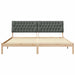 Cadru de pat cu tăblie tapițată cu headboard Maro 200 x 200 cm - WALTI WALTI