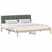 Cadru de pat cu tăblie tapițată cu headboard Maro 200 x 200 cm - WALTI WALTI
