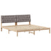 Cadru de pat cu tăblie tapițată cu headboard Maro 200 x 200 cm - WALTI WALTI