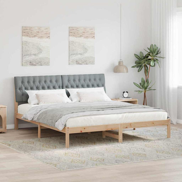 Cadru de pat cu tăblie tapițată cu headboard Maro 180 x 200 cm - WALTI WALTI
