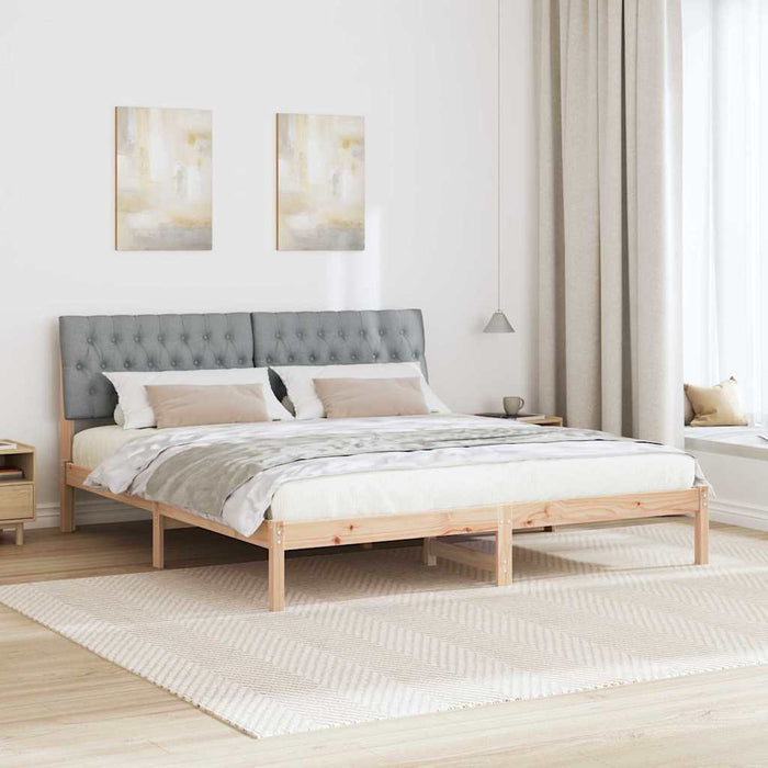 Cadru de pat cu tăblie tapițată cu headboard Maro 180 x 200 cm - WALTI WALTI