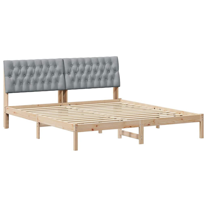 Cadru de pat cu tăblie tapițată cu headboard Maro 180 x 200 cm - WALTI WALTI