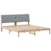 Cadru de pat cu tăblie tapițată cu headboard Maro 180 x 200 cm - WALTI WALTI