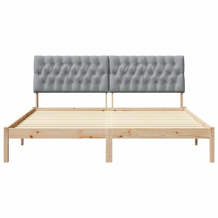 Cadru de pat cu tăblie tapițată cu headboard Maro 180 x 200 cm - WALTI WALTI