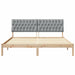 Cadru de pat cu tăblie tapițată cu headboard Maro 180 x 200 cm - WALTI WALTI