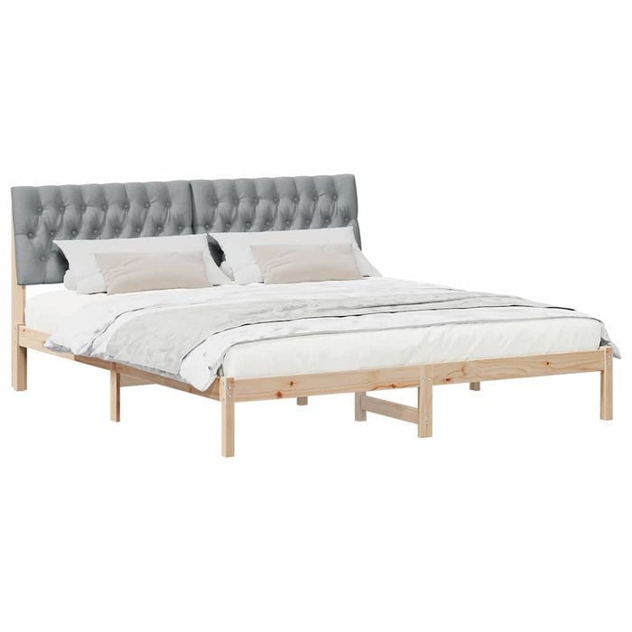 Cadru de pat cu tăblie tapițată cu headboard Maro 180 x 200 cm - WALTI WALTI