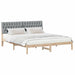 Cadru de pat cu tăblie tapițată cu headboard Maro 180 x 200 cm - WALTI WALTI