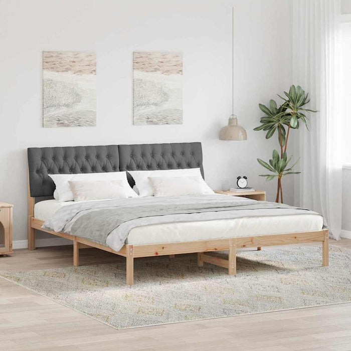 Cadru de pat cu tăblie tapițată cu headboard Maro 180 x 200 cm - WALTI WALTI