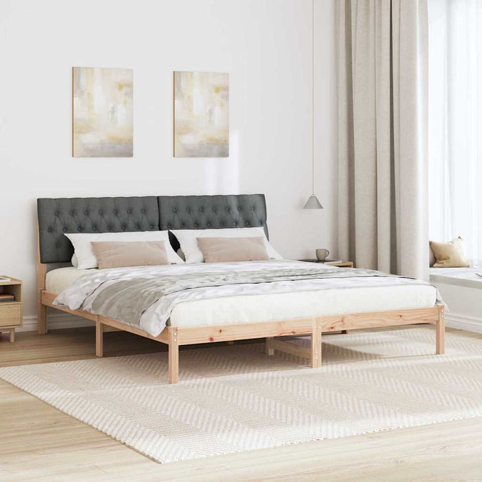 Cadru de pat cu tăblie tapițată cu headboard Maro 180 x 200 cm - WALTI WALTI