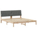 Cadru de pat cu tăblie tapițată cu headboard Maro 180 x 200 cm - WALTI WALTI