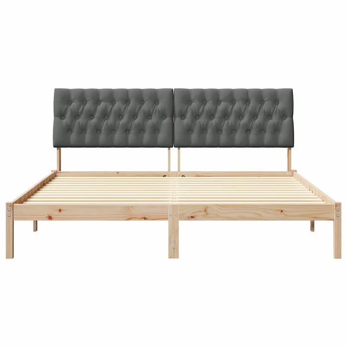 Cadru de pat cu tăblie tapițată cu headboard Maro 180 x 200 cm - WALTI WALTI