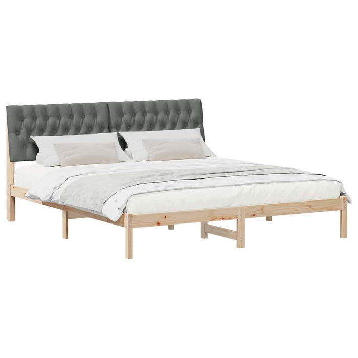 Cadru de pat cu tăblie tapițată cu headboard Maro 180 x 200 cm - WALTI WALTI