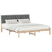 Cadru de pat cu tăblie tapițată cu headboard Maro 180 x 200 cm - WALTI WALTI