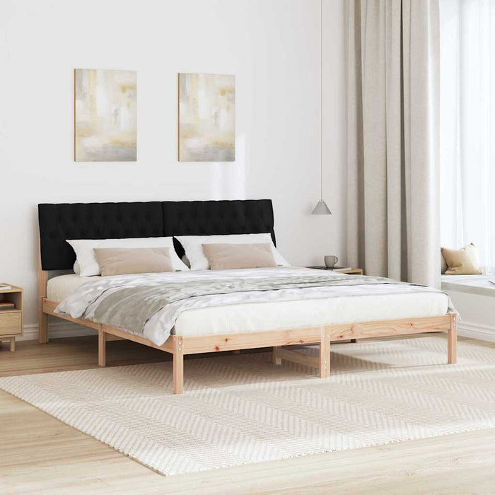 Cadru de pat cu tăblie tapițată cu headboard Maro 180 x 200 cm - WALTI WALTI